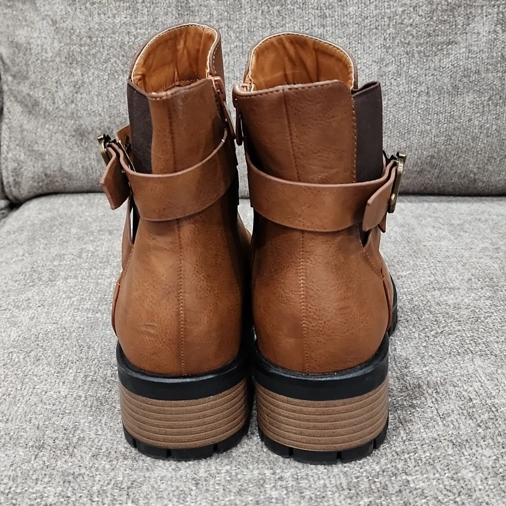 Women's Dream Pairs Ankle Boots Size 9 - Picture 4 of 7